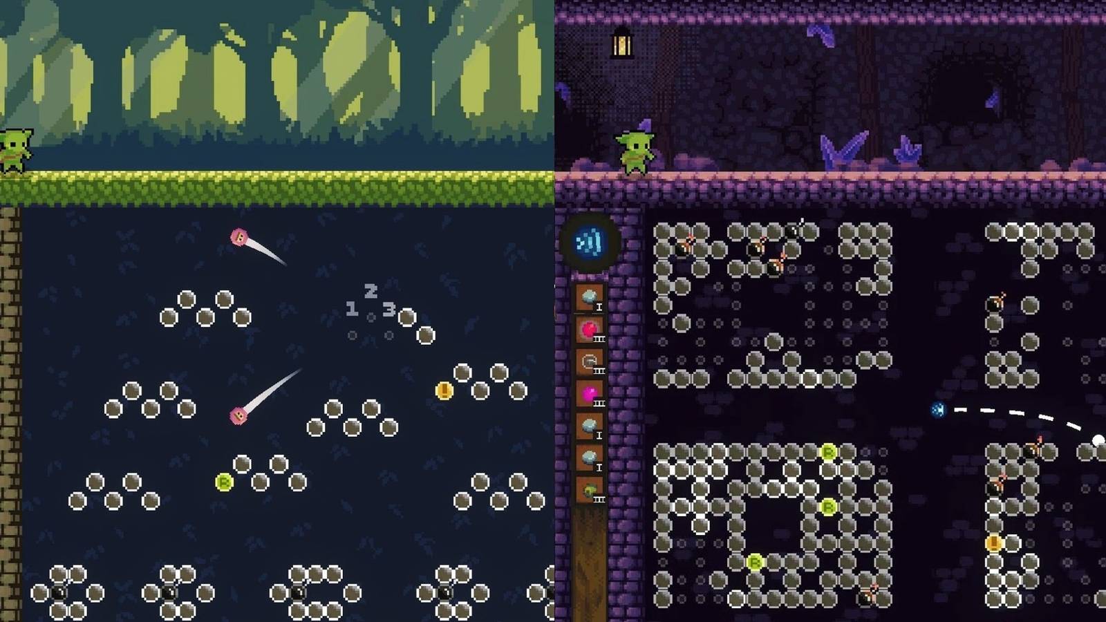 Peglin Orb Options pachinko roguelike