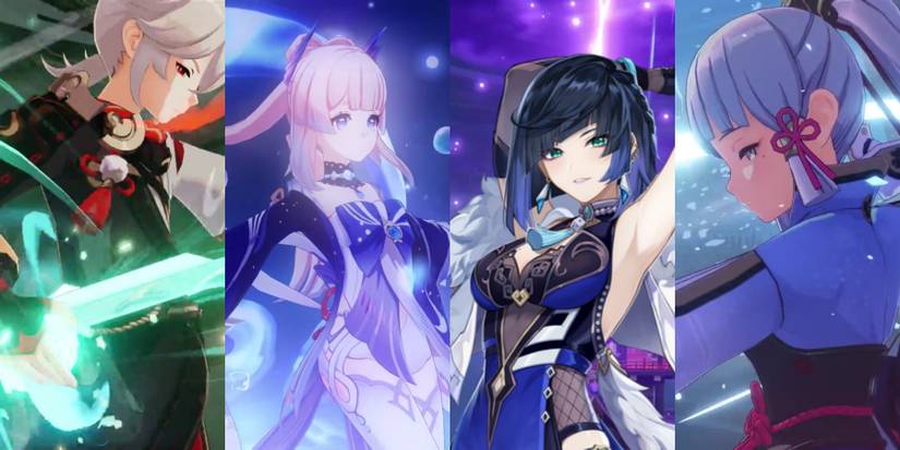 perma freeze team comp with yelan in genshin impact