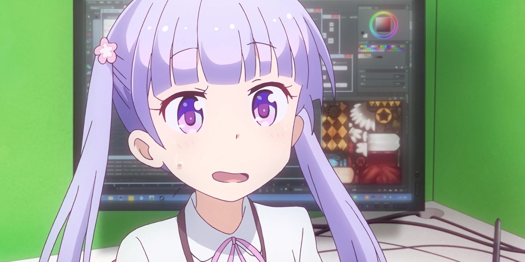 the character aoba suzukaze from the anime new game