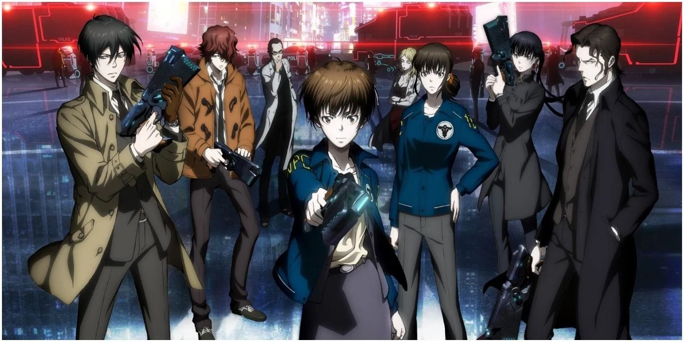 the cast from the anime psycho pass