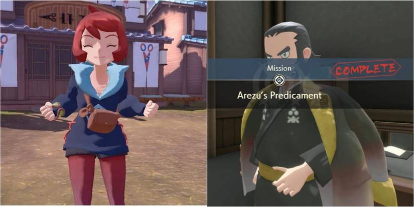 pokemon legends arceus arezu kamado