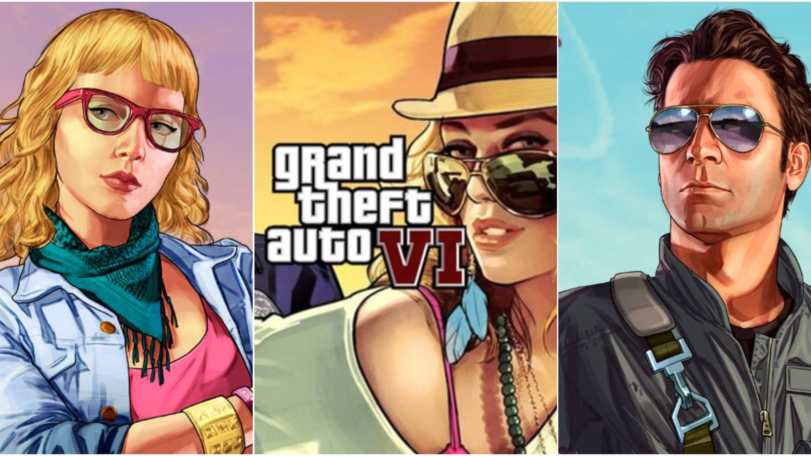 gta character artwork collage
