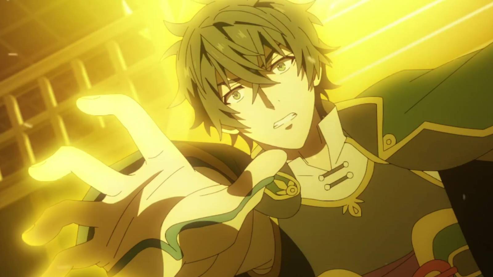 naofumi stretching his hand