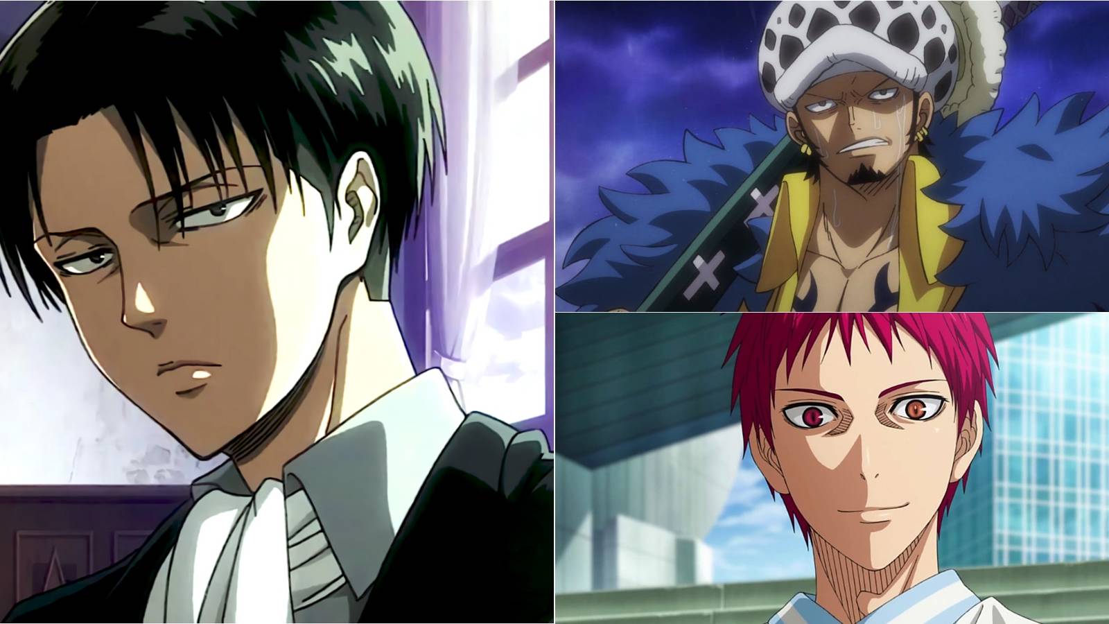 levi, trafalgar and akashi
