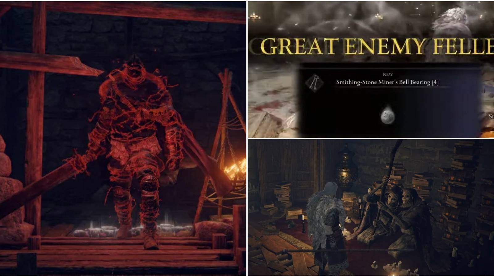 Bell Bearing Hunter, Godskin Duo Death Reward Screen, Twin Maiden Husks