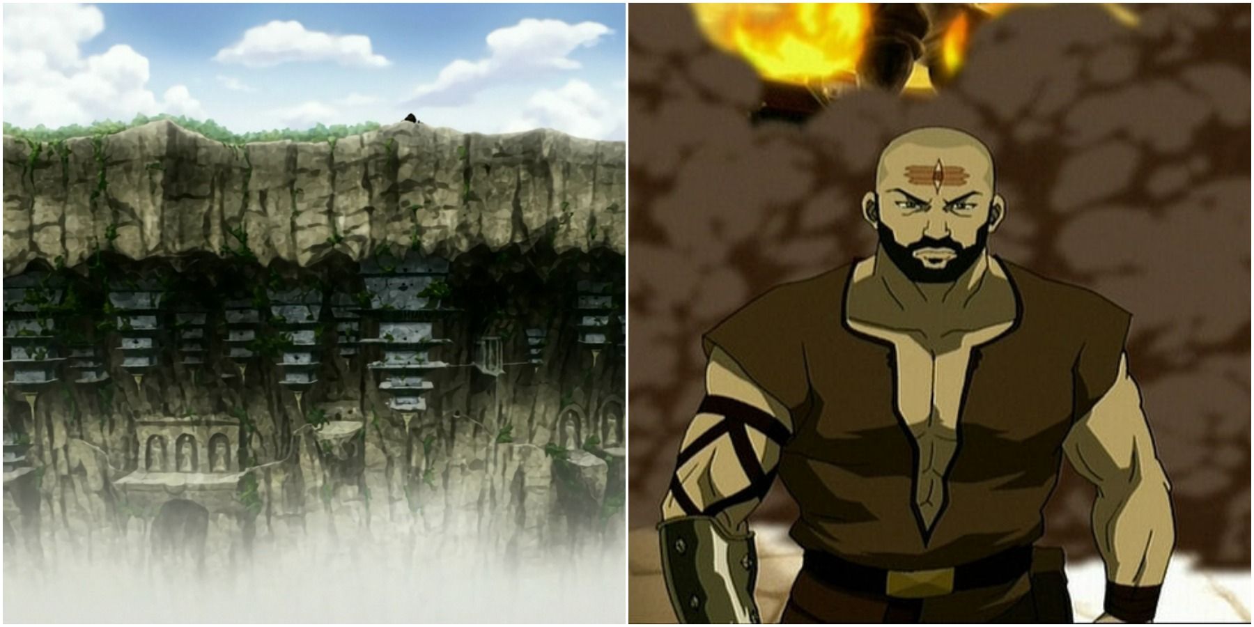 Combustion Man At The Western Air Temple in Avatar: The Last Airbender