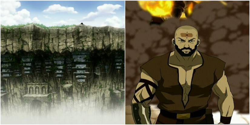 Combustion Man At The Western Air Temple in Avatar: The Last Airbender