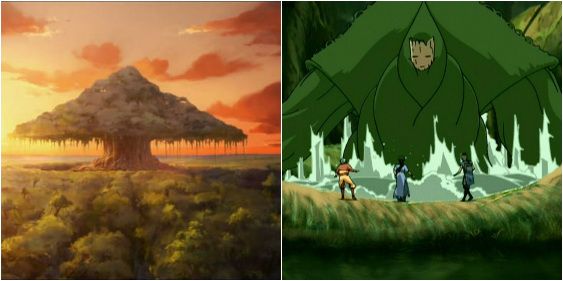 The Swamp Vine Monster Ambush in Avatar: The Last Airbender