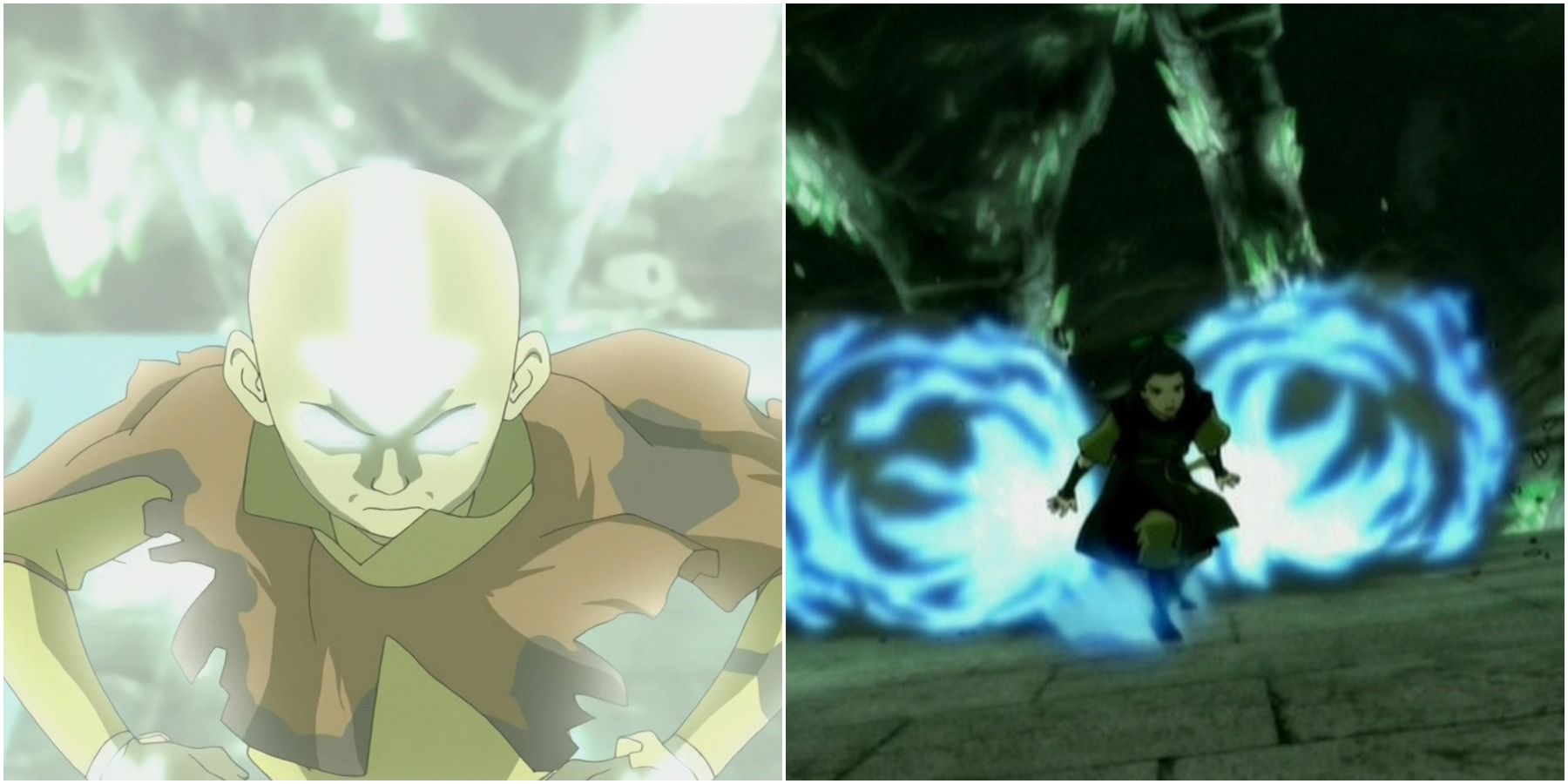 Aang In The Avatar State vs Azula in Avatar: The Last Airbender