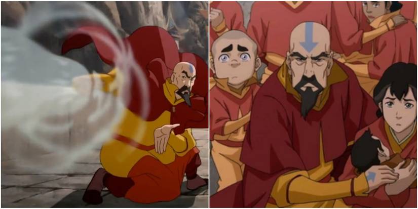 The Legend Of Korra Tenzin Fighting To Protect His Family