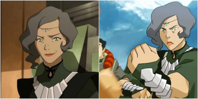 The Legend Of Korra Suyin Beifong Smiling And Her Fighting