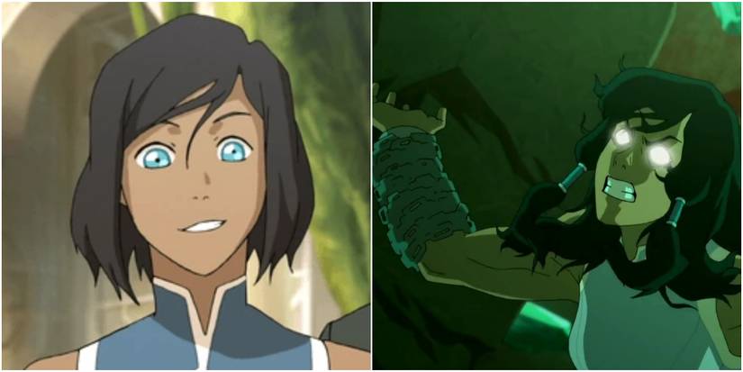 The Legend Of Korra Korra Smiling, Korra In The Avatar State