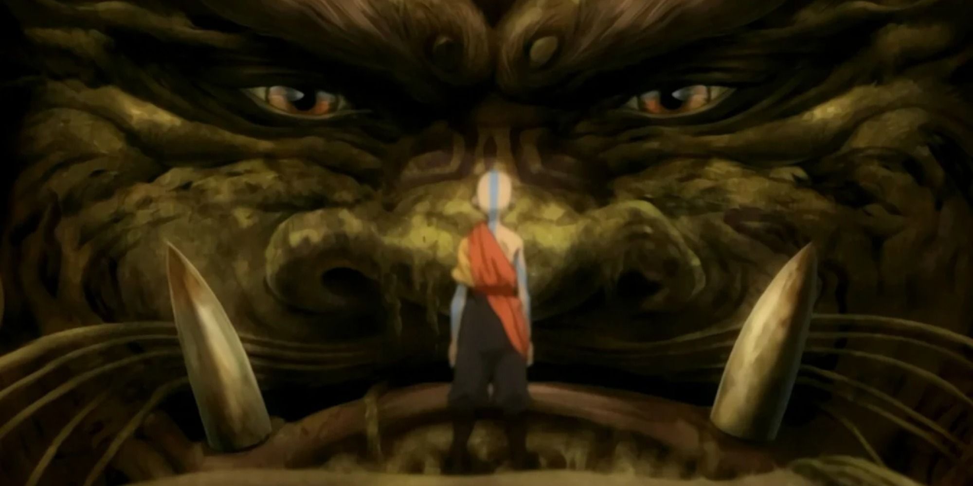 Avatar The Last Airbender aang and the lion turtle