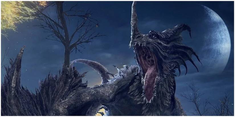 Elden Ring dragon.