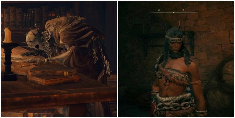 Split image of Gideon and Nepheli.