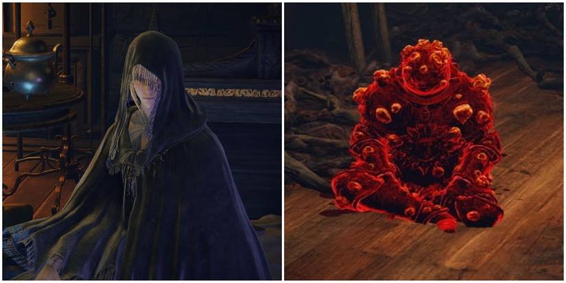 Split image of Fia and Dungeater.