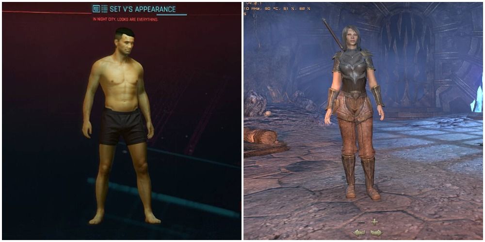 Split image of character creators.