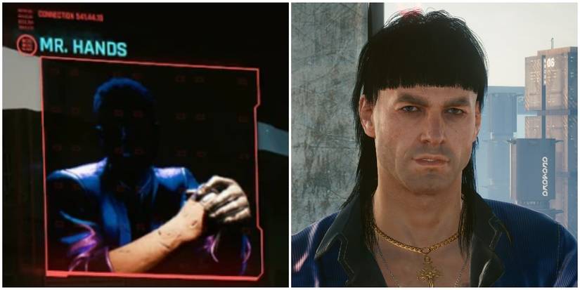 Split image of Mr. Hands and El Captian.