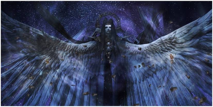 Endsinger with wings out.