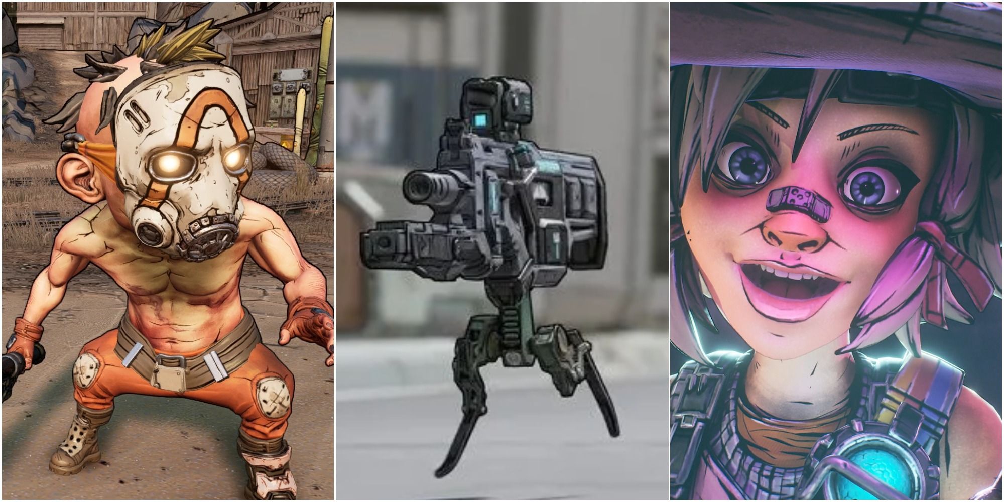 borderlands guns, tina, psycho