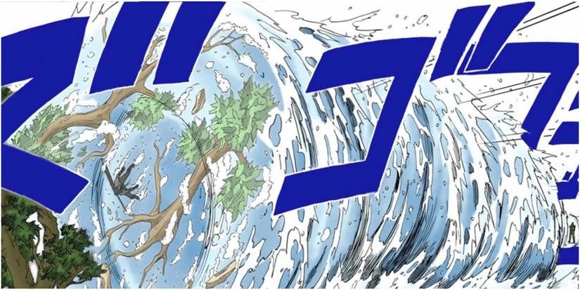 Kakashi Great Waterfall attack