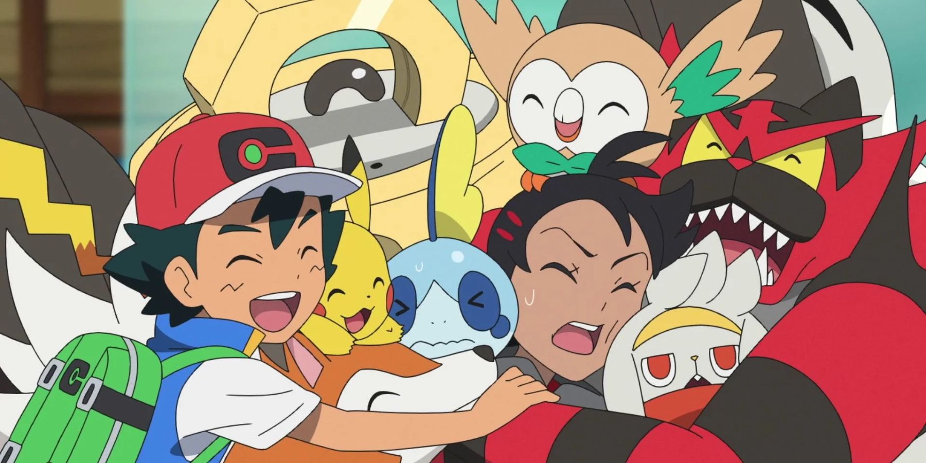 Alola Family watching Ash vs Leon in latest episode