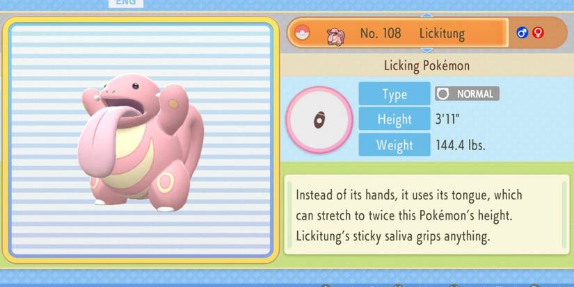 pokemon brilliant diamond shining pearl lickitung