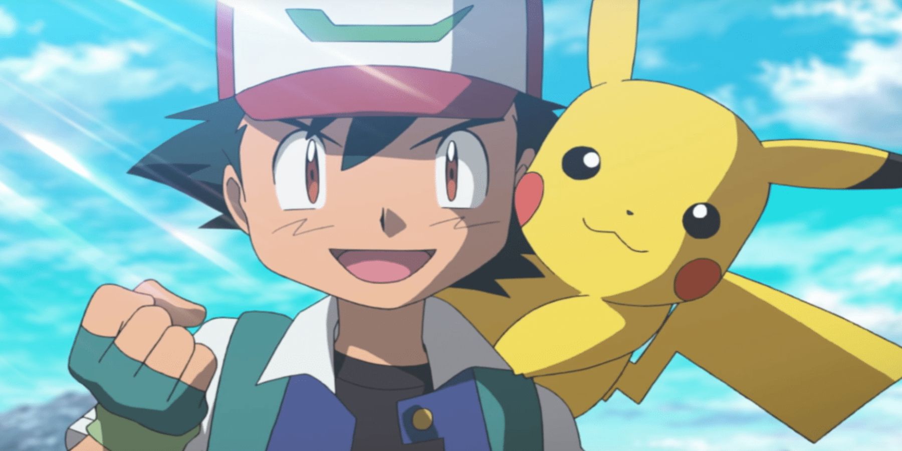 Pokemon screenshot of ash and pikachu