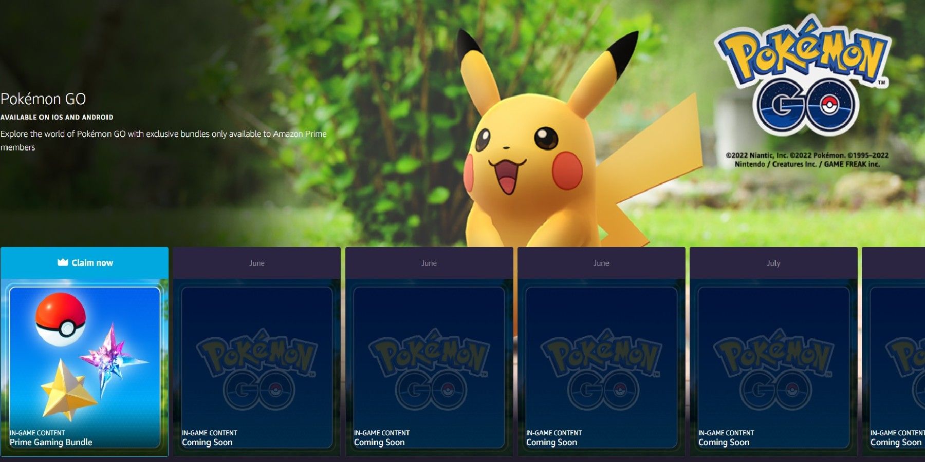 s Prime Gaming now offers free Pokémon Go goodies too