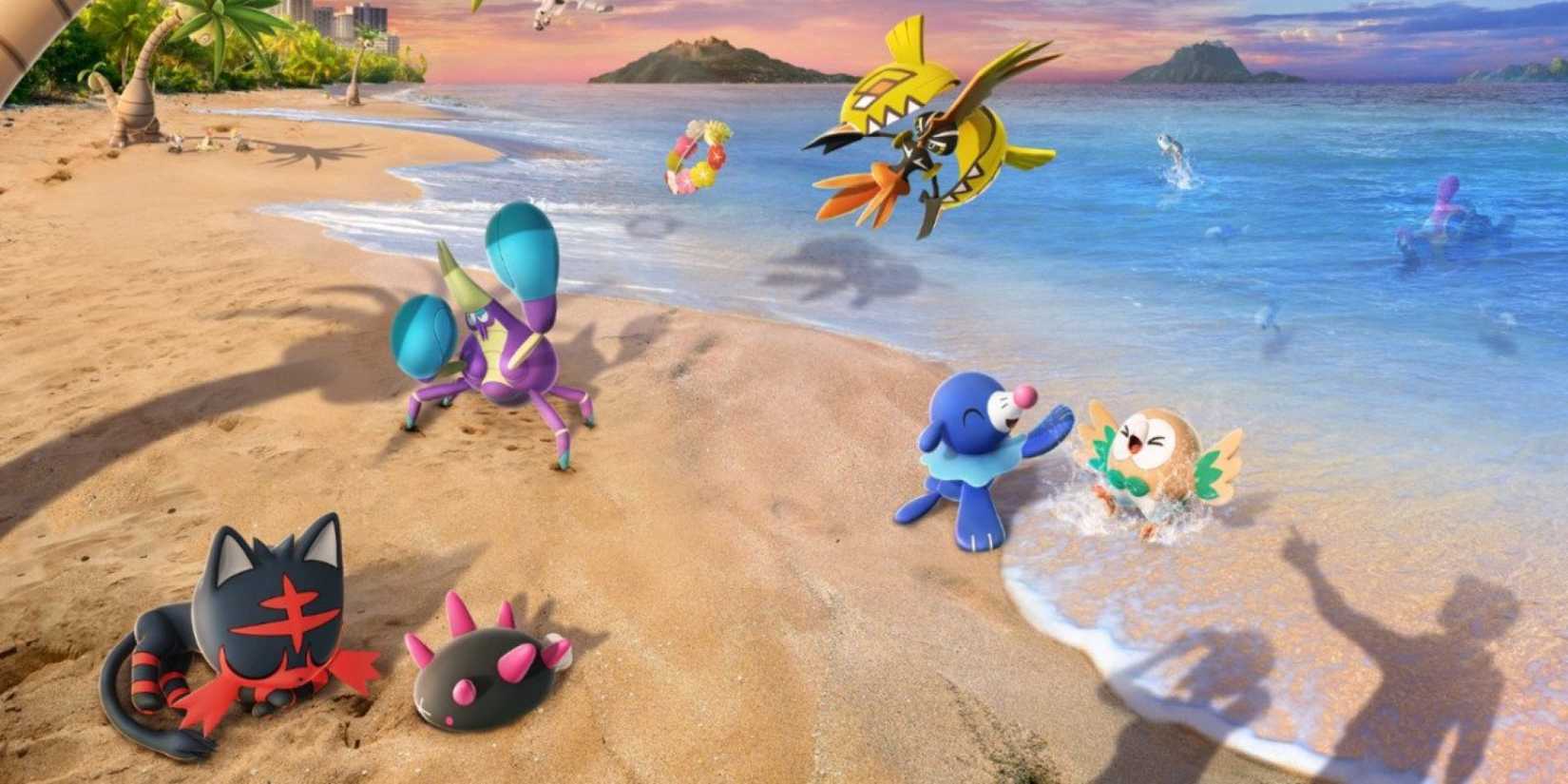 Pokemon GO Season of Alola Beach