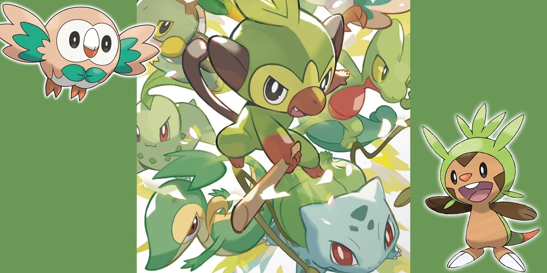 Pokemon Grass Type Starters 