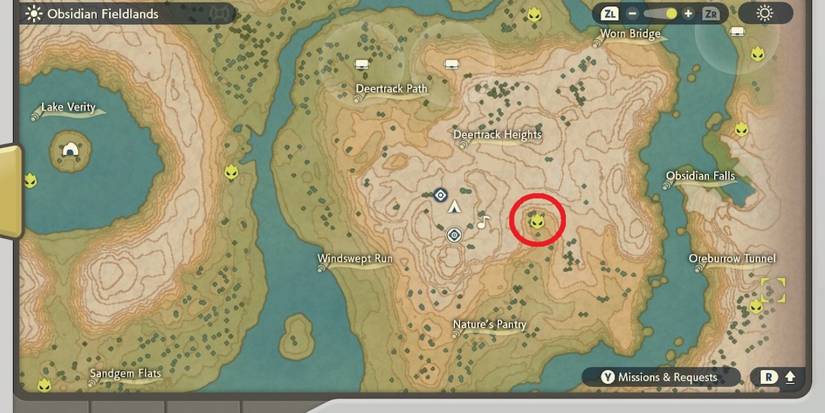 pokemon legends arceus alpha parasect location