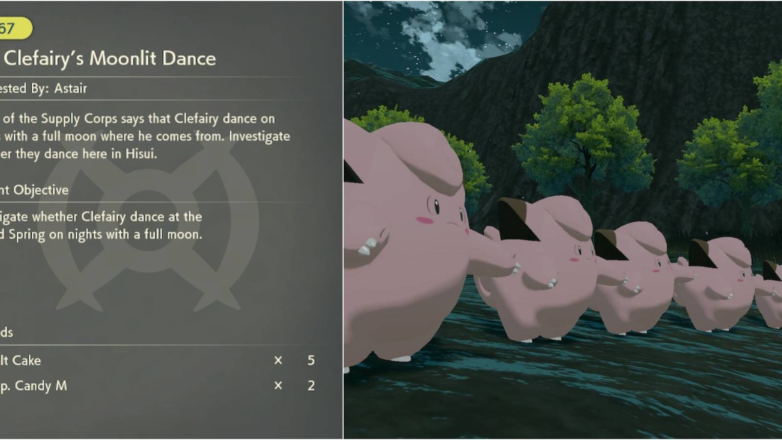 pokemon legends arceus clefairy