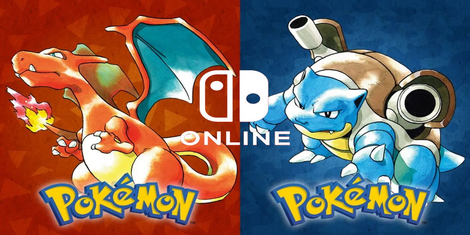 pokemon red and blue nintendo switch online art