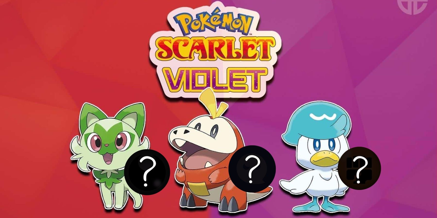 Pokémon Scarlet and Violet starter evolutions and what they look