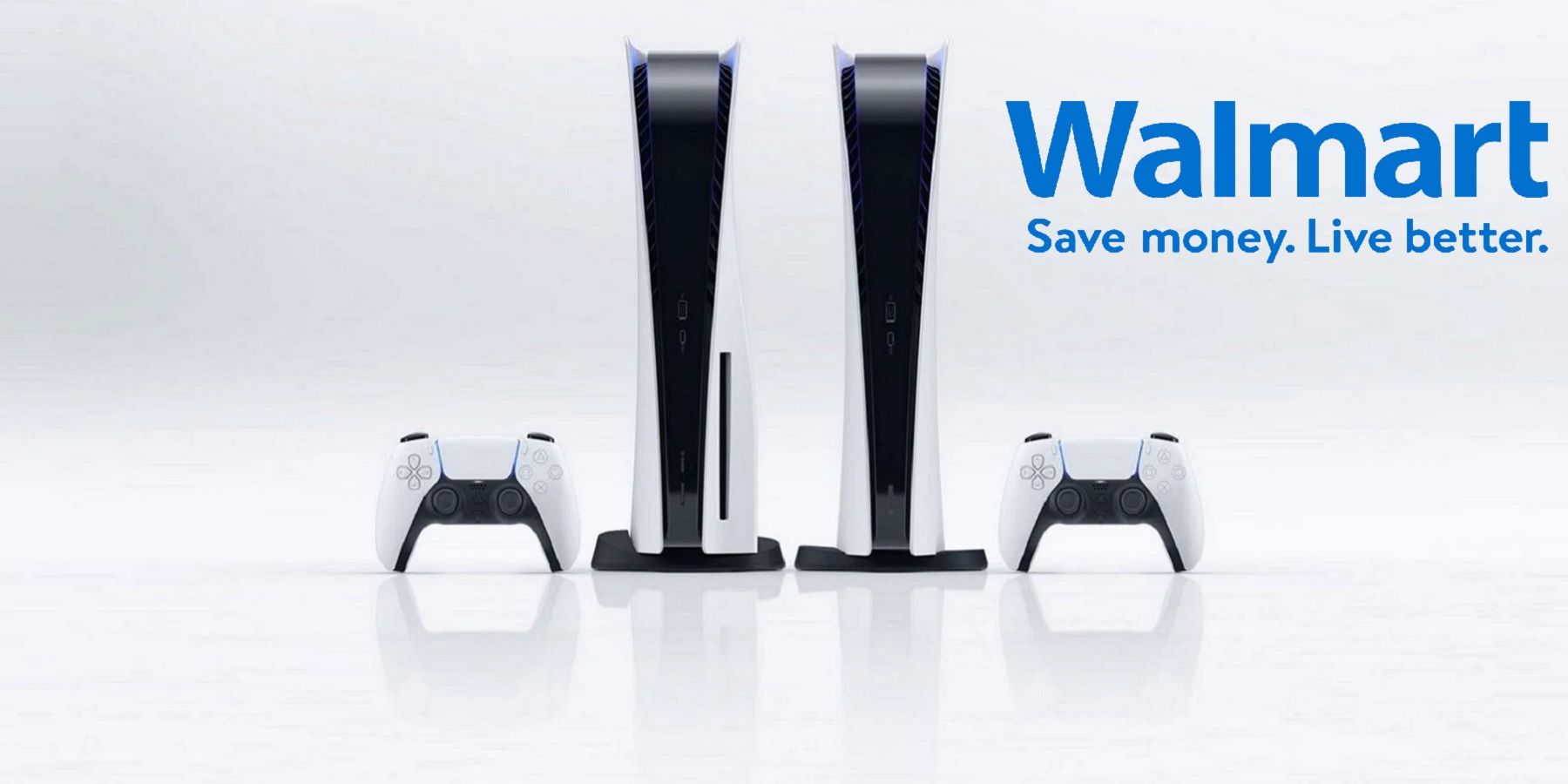 ps5 consoles with walmart logo