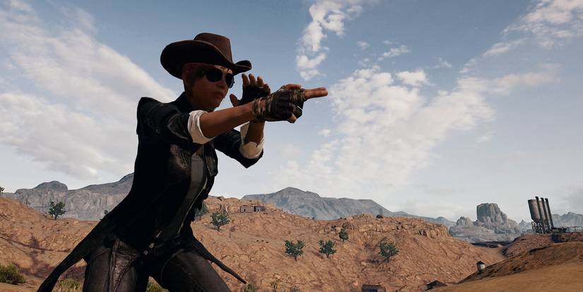 pubg player using emote 