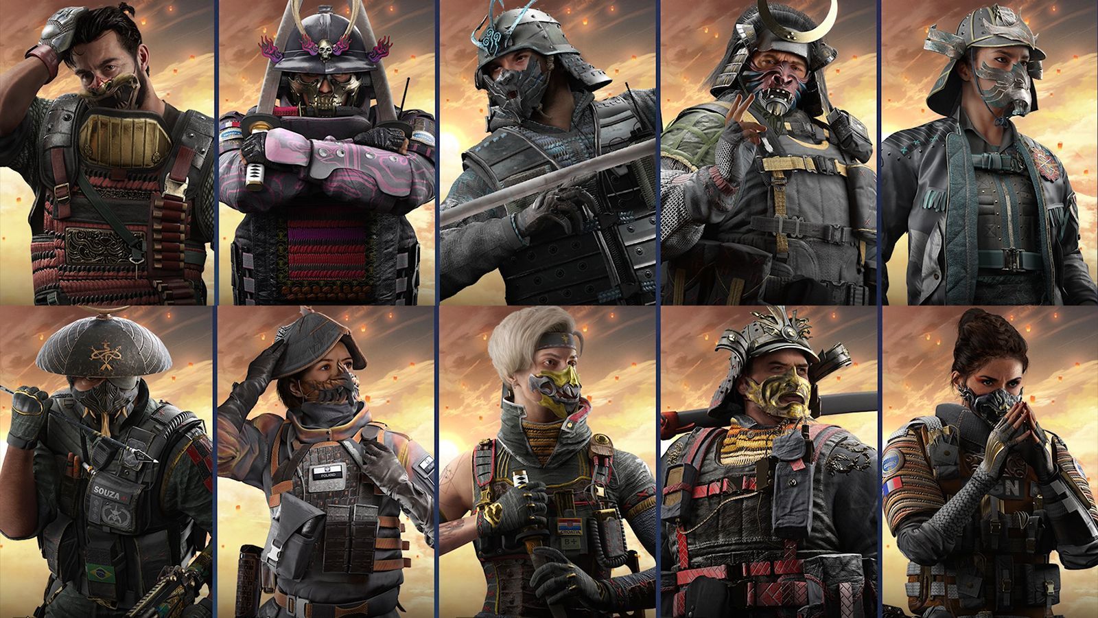 rainbow six siege rengoku characters