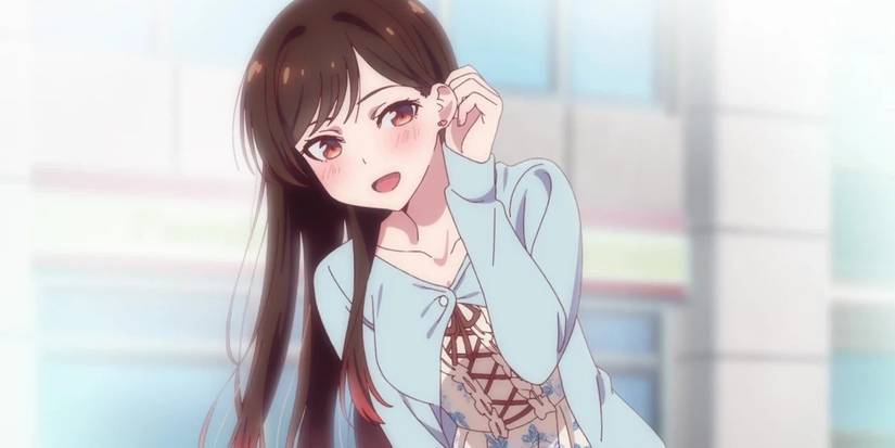 the character chizuru mizuhara from the anime rental girlfriend