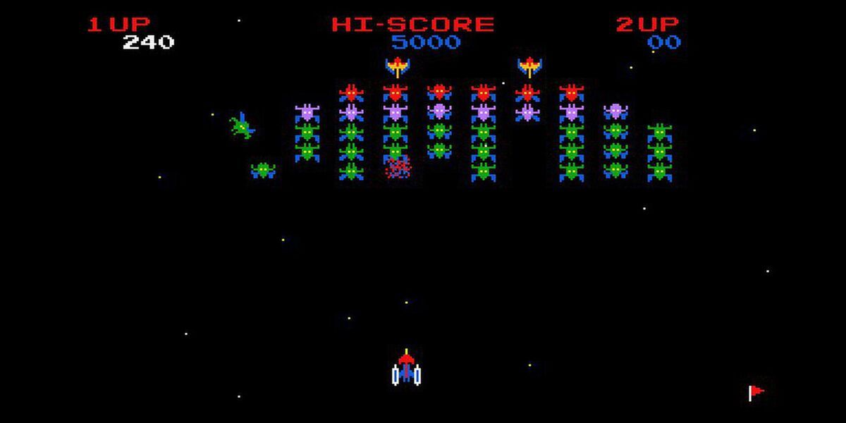 Galaxian gameplay 