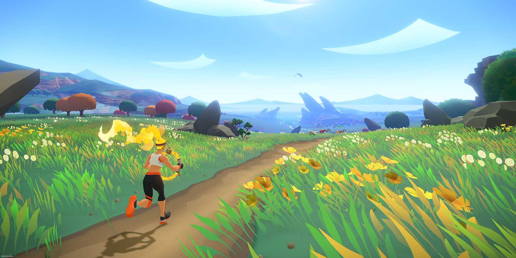 ring fit adventure character running