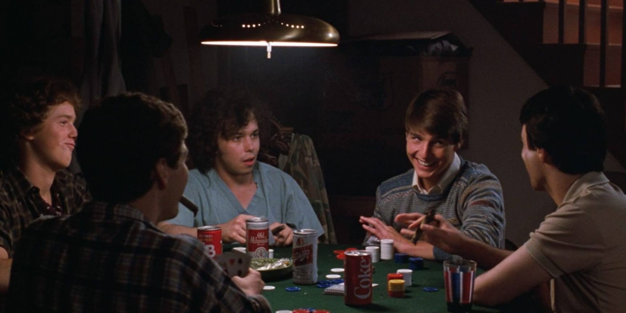 Risky Business Tom Cruise and friends playing cards
