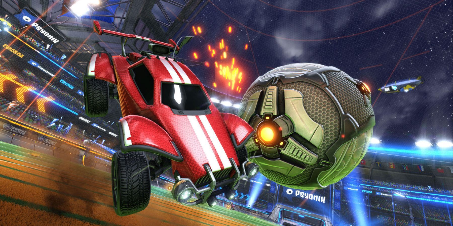 rocket league press image red car featured