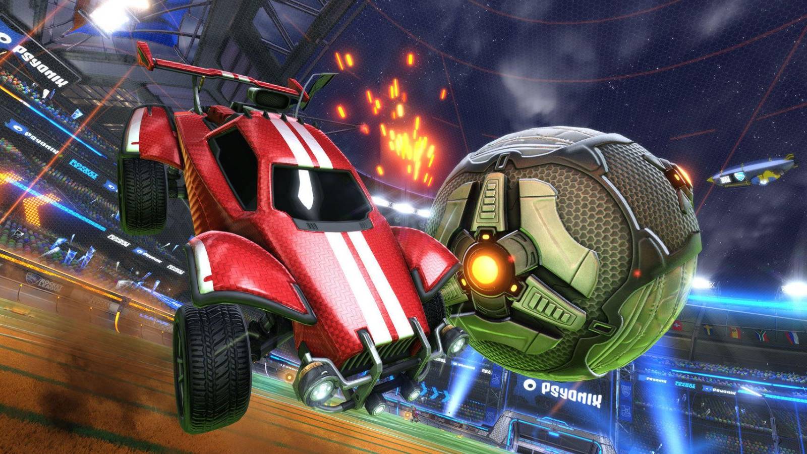 rocket league press image red car featured