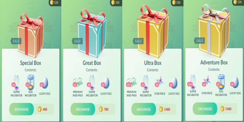 Pokemon Go Item Boxes