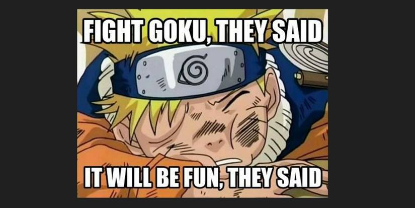 rNaruto V. Dragon Ball - Fight Goku they said meme