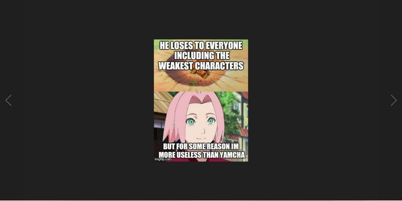 The Naruto x Dragon Ball he loses to everyone Meme