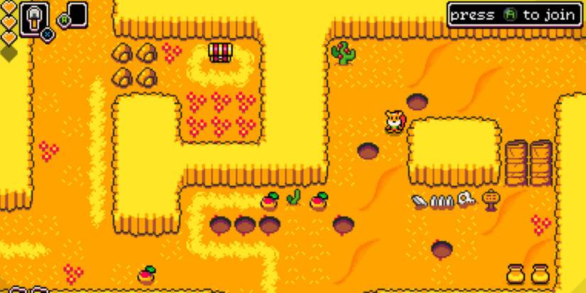 sally squirrel exploring desert stage in dandy and randy dx