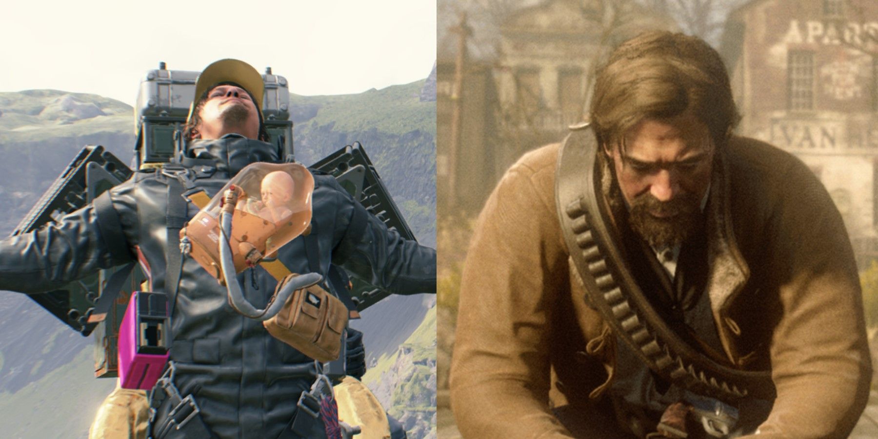 arthur-morgan-sam-bridges-rdr-2-death-stranding