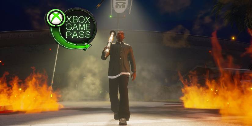 san andreas definitive edition with game pass logo